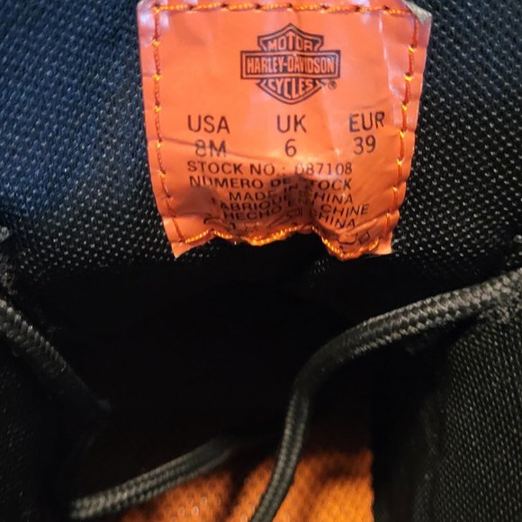 Harley-Davidson Women's Radbourne Black Motorcycle Boots D87108 - Picture 3 of 4